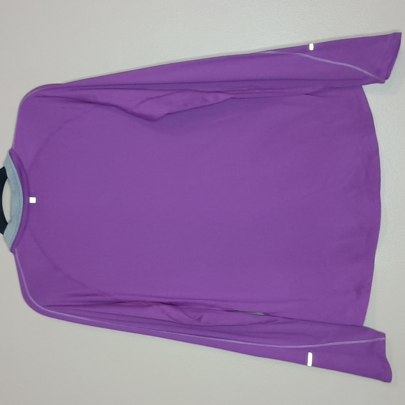 Nike 1/4 Zip Reflective Dri-Fit Long Sleeve Shirt - Picture 3 of 5